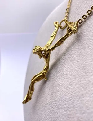 Pendentif Crucifixion Or Jaune 18K 2