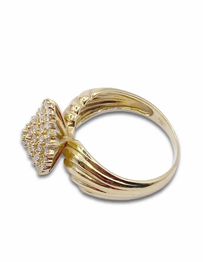 Bague Dôme Or & Diamants