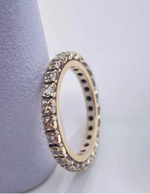 Bague Alliance 2 Ors 18K et Diamants 2
