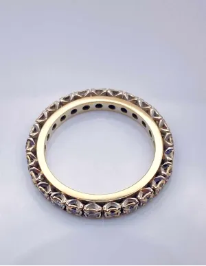 Bague Alliance 2 Ors 18K et Diamants