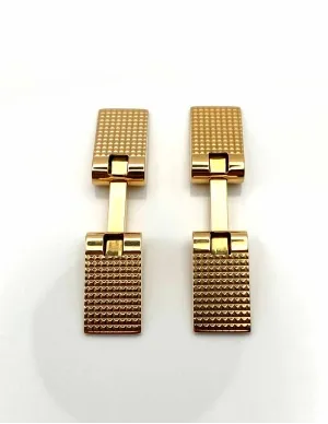 Paire de Boutons de Manchette Or Jaune 18K