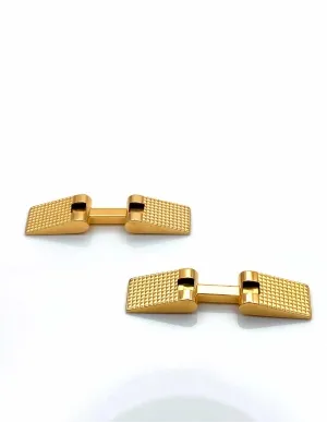 Paire de Boutons de Manchette Or Jaune 18K 2