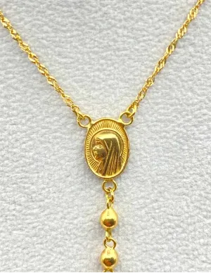 Collier Chapelet en Or Jaune 2