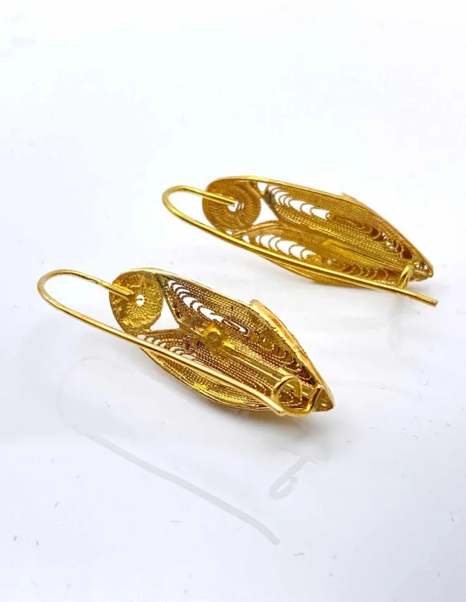 Boucles d'Oreilles Or Jaune & Diamants