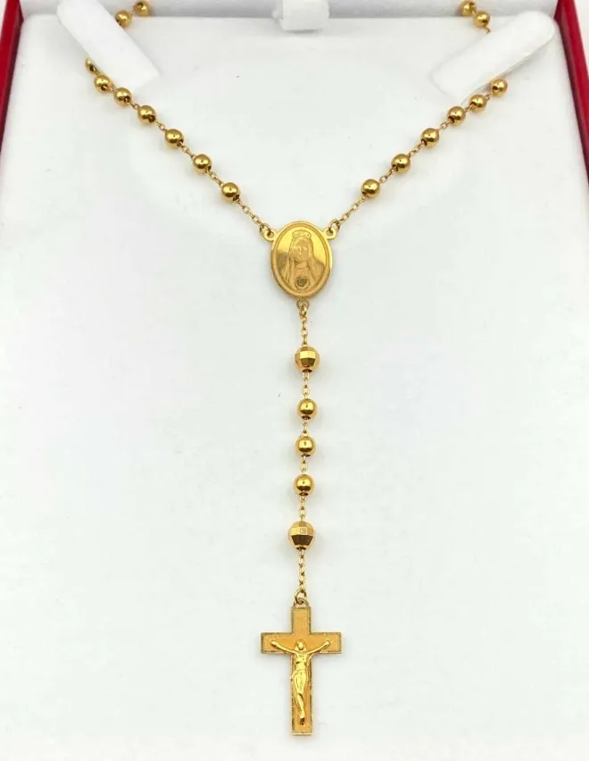 Grand Collier Chapelet en Or