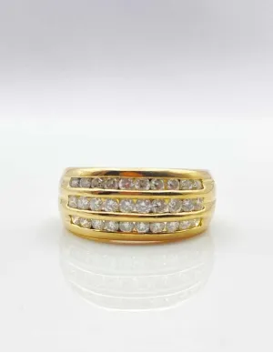 Bague Or Jaune & Diamants