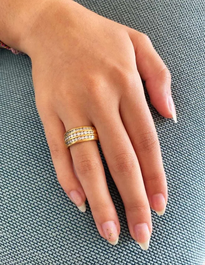 Bague Or Jaune & Diamants