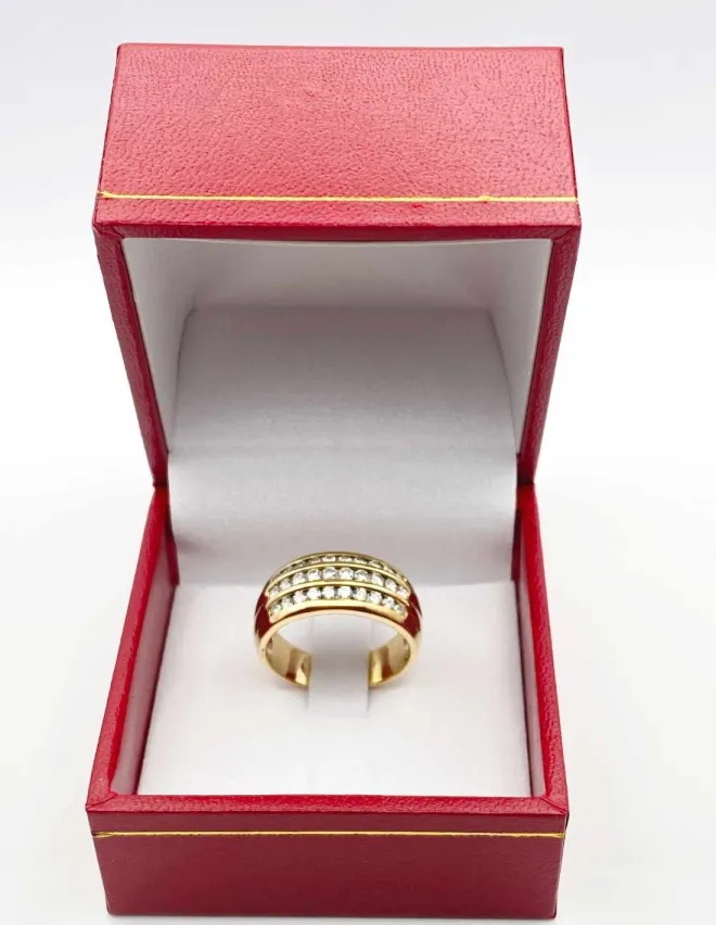 Bague Or Jaune & Diamants