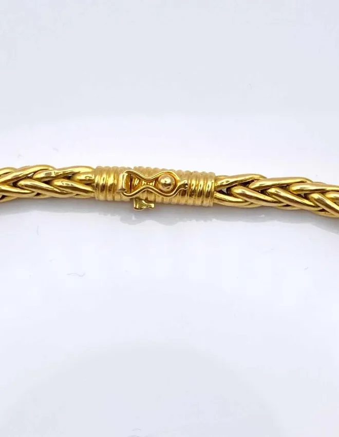 Collier Maille Palmier Or Jaune 18K