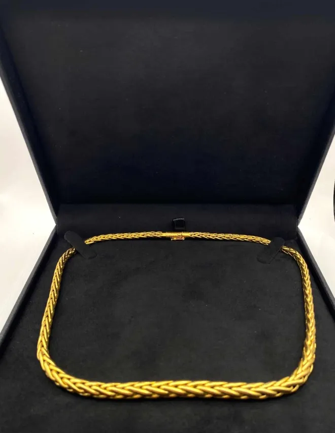 Collier Maille Palmier Or Jaune 18K