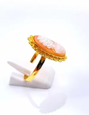 Bague Vintage Or Jaune & Camée 2