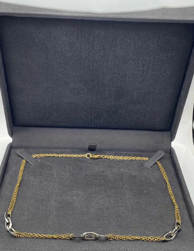 Collier Or Bicolore